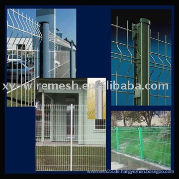 Neu kommen PVC oder verzinkter Draht-Ineinander greifen-Zaun an